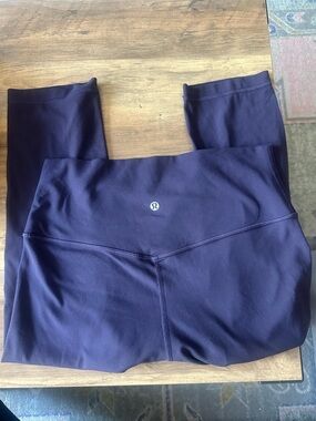 Lululemon Align Crop (19”) Leggings Deep Purple (Black Grape)